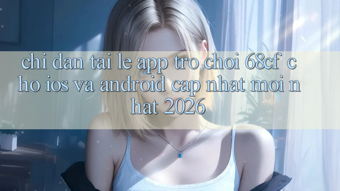 Chỉ dẫn Tải Lẹ App Trò chơi 68cf Cho iOS Và Android (Cập Nhật Mới Nhất 2026) Chỉ dẫn Tải Lẹ App Trò chơi 68cf Cho iOS Và Android (Cập Nhật Mới Nhất 2026)