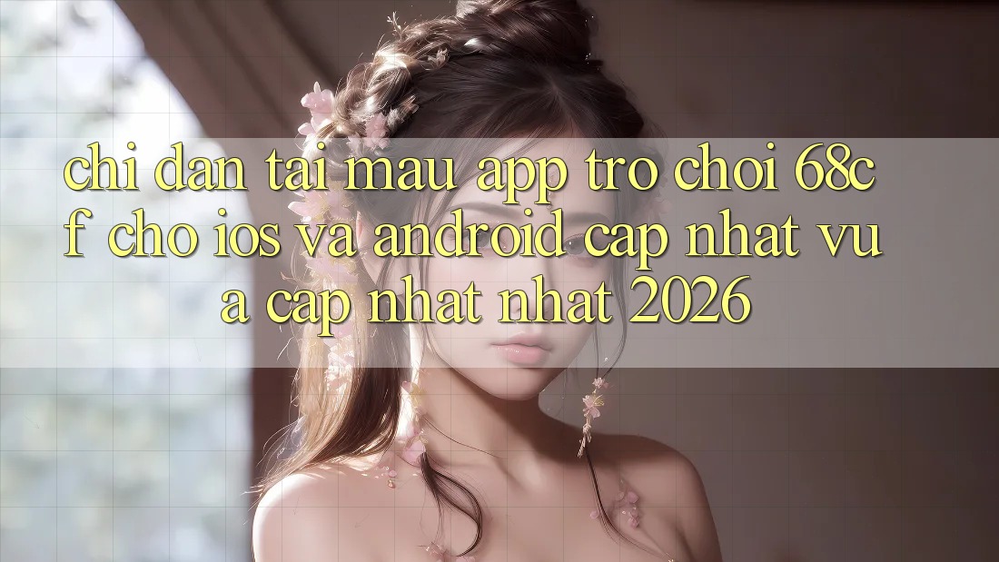 Chỉ dẫn Tải Mau App Trò chơi 68cf Cho iOS Và Android (Cập Nhật Vừa cập nhật Nhất 2026)