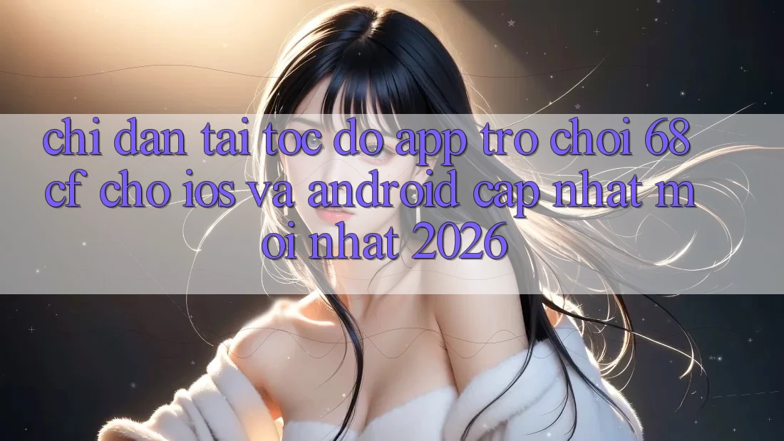 Chỉ dẫn Tải Tốc độ App Trò chơi 68cf Cho iOS Và Android (Cập Nhật Mới nhất 2026) Chỉ dẫn Tải Tốc độ App Trò chơi 68cf Cho iOS Và Android (Cập Nhật Mới nhất 2026)