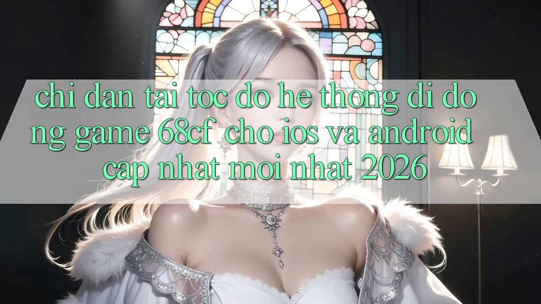 Chỉ dẫn Tải Tốc độ Hệ thống di động Game 68cf Cho iOS Và Android (Cập Nhật Mới Nhất 2026) Chỉ dẫn Tải Tốc độ Hệ thống di động Game 68cf Cho iOS Và Android (Cập Nhật Mới Nhất 2026)