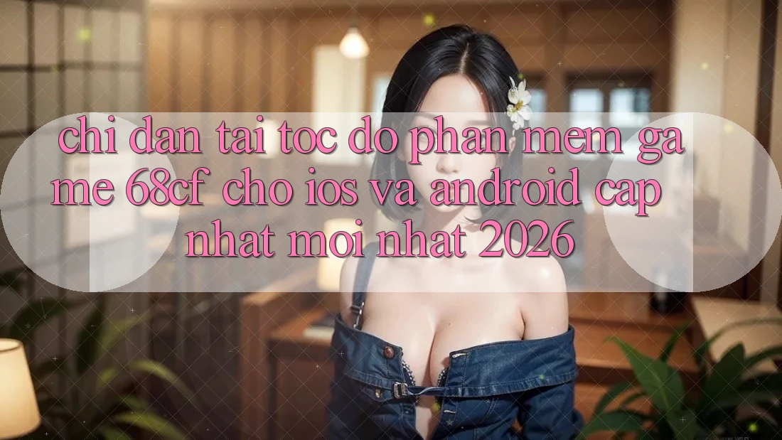 Chỉ dẫn Tải Tốc độ Phần mềm Game 68cf Cho iOS Và Android (Cập Nhật Mới Nhất 2026)