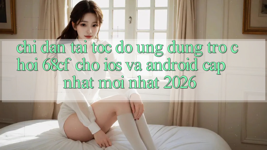 Chỉ dẫn Tải Tốc độ Ứng dụng Trò chơi 68cf Cho iOS Và Android (Cập Nhật Mới Nhất 2026) Chỉ dẫn Tải Tốc độ Ứng dụng Trò chơi 68cf Cho iOS Và Android (Cập Nhật Mới Nhất 2026)
