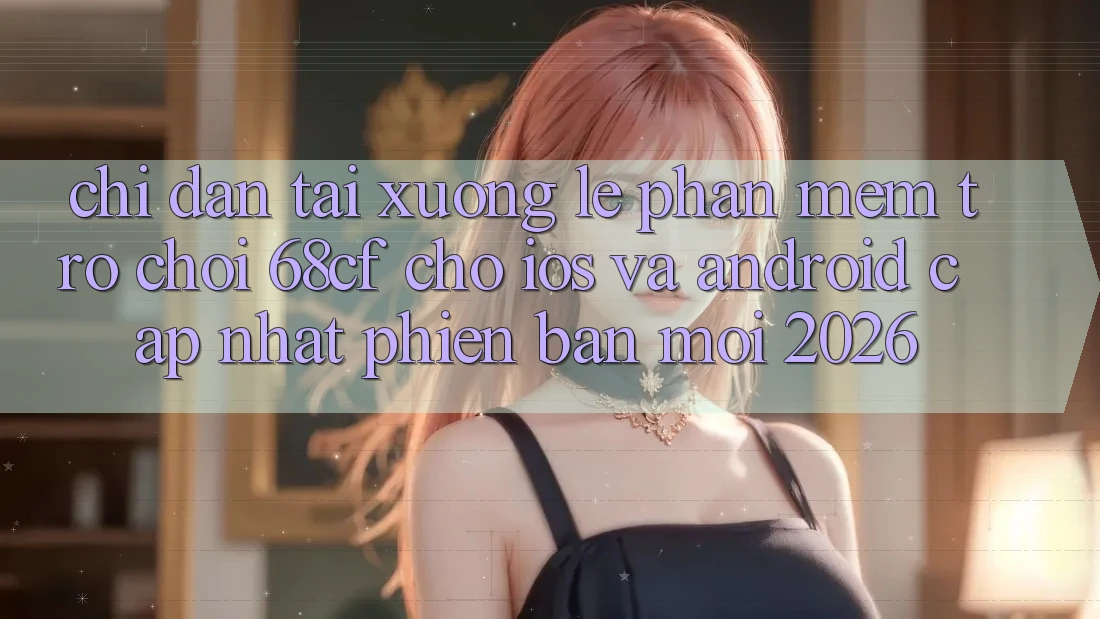 Chỉ dẫn Tải xuống Lẹ Phần mềm Trò chơi 68cf Cho iOS Và Android (Cập Nhật Phiên bản mới 2026) Chỉ dẫn Tải xuống Lẹ Phần mềm Trò chơi 68cf Cho iOS Và Android (Cập Nhật Phiên bản mới 2026)