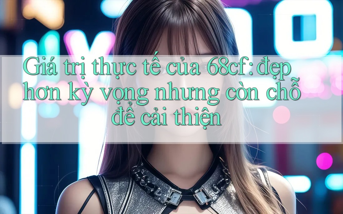 Giá trị thực tế của 68cf: đẹp hơn kỳ vọng nhưng còn chỗ để cải thiện