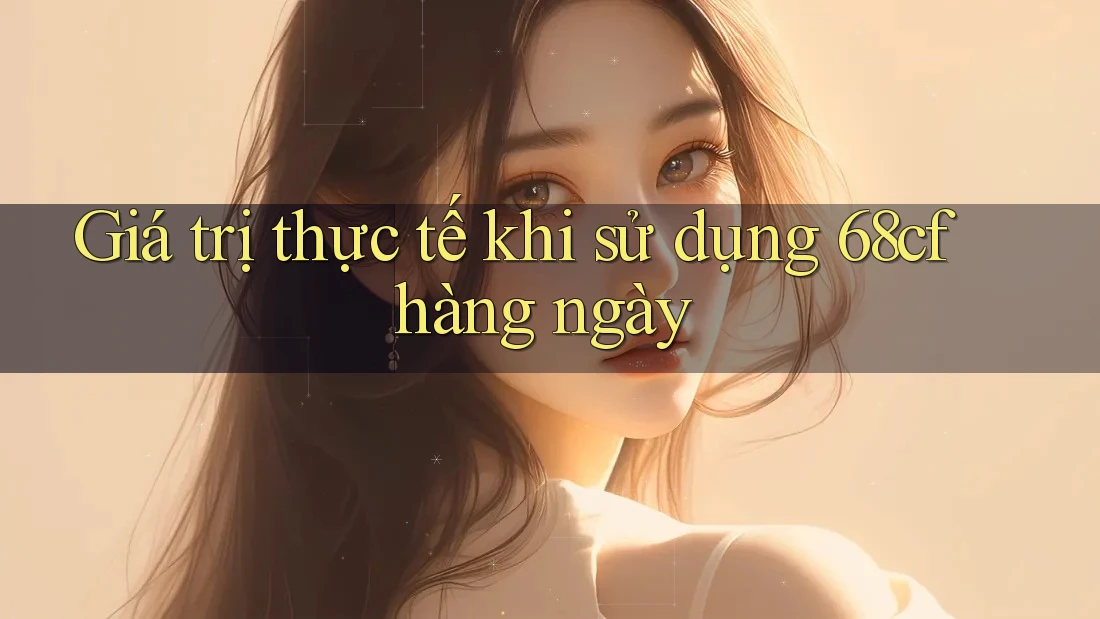 Giá trị thực tế khi sử dụng 68cf hàng ngày