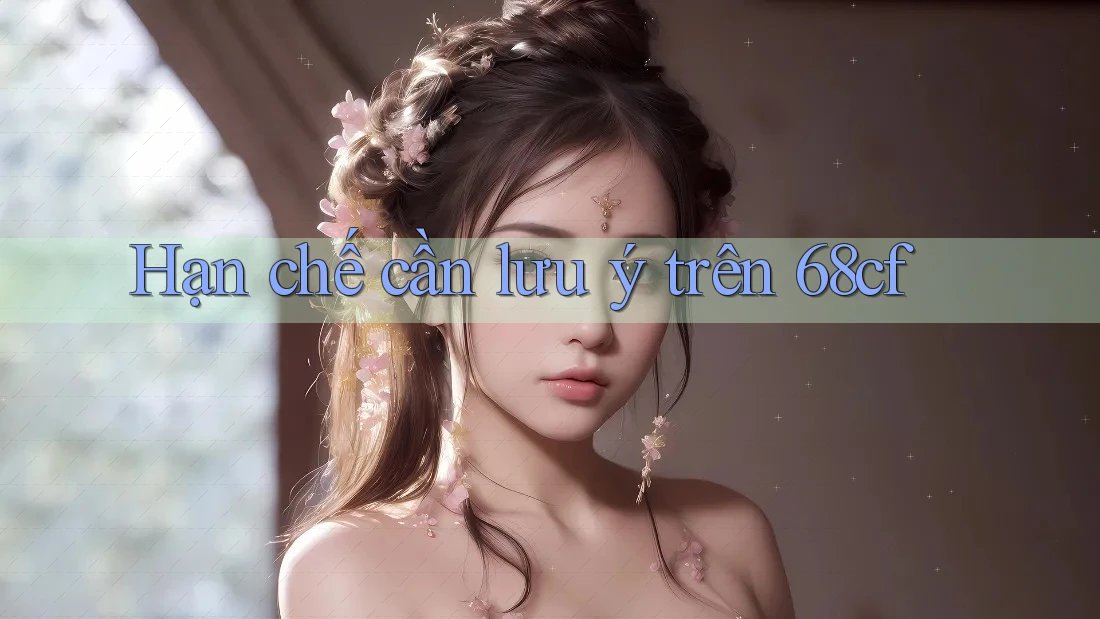 Hạn chế cần lưu ý trên 68cf
