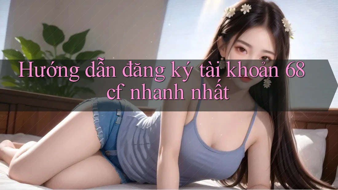 Hướng dẫn đăng ký tài khoản 68cf nhanh nhất