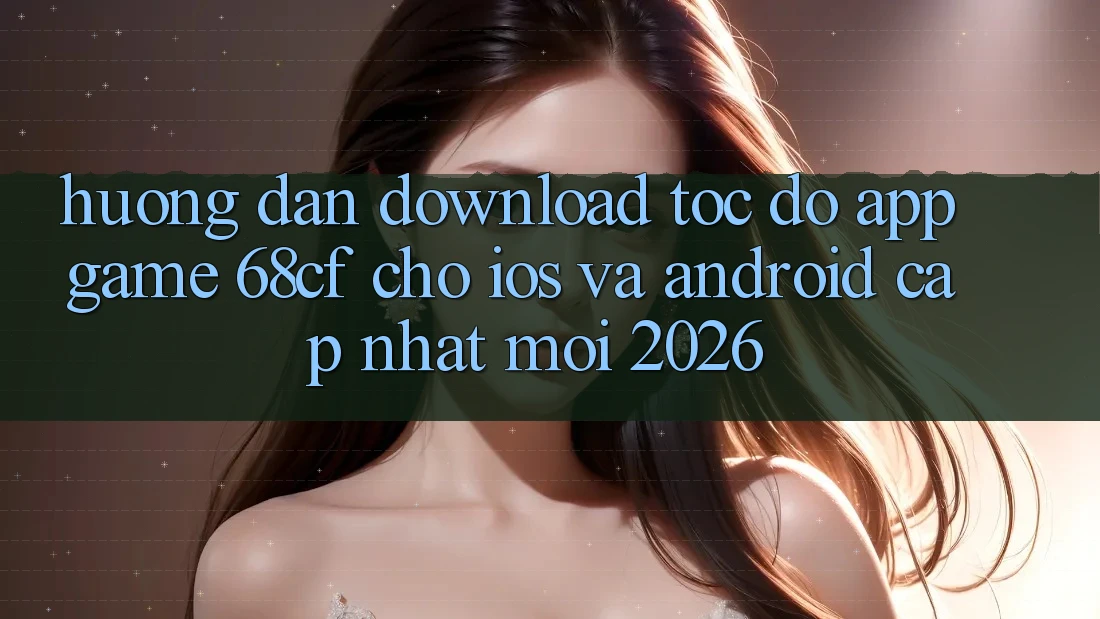Hướng Dẫn Download Tốc độ App Game 68cf Cho iOS Và Android (Cập Nhật Mới 2026)
