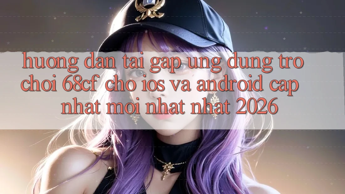 Hướng Dẫn Tải Gấp Ứng dụng Trò chơi 68cf Cho iOS Và Android (Cập Nhật Mới nhất nhất 2026)