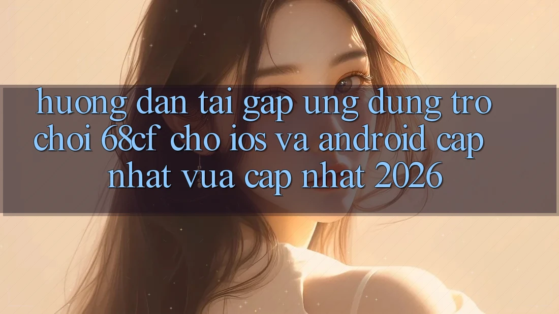 Hướng dẫn Tải Gấp Ứng dụng Trò chơi 68cf Cho iOS Và Android (Cập Nhật Vừa cập nhật 2026) Hướng dẫn Tải Gấp Ứng dụng Trò chơi 68cf Cho iOS Và Android (Cập Nhật Vừa cập nhật 2026)