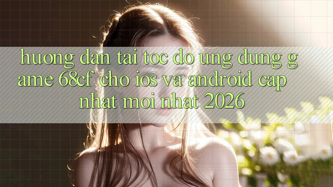 Hướng Dẫn Tải Tốc độ Ứng dụng Game 68cf Cho iOS Và Android (Cập Nhật Mới Nhất 2026)