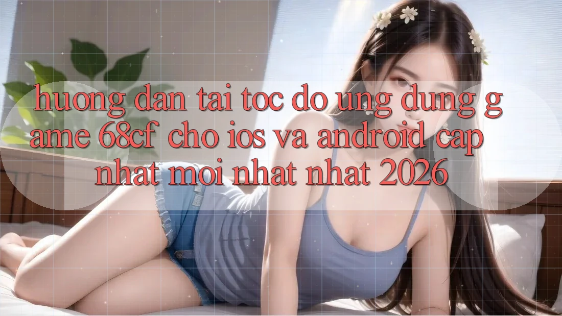 Hướng dẫn Tải Tốc độ Ứng dụng Game 68cf Cho iOS Và Android (Cập Nhật Mới nhất Nhất 2026) Hướng dẫn Tải Tốc độ Ứng dụng Game 68cf Cho iOS Và Android (Cập Nhật Mới nhất Nhất 2026)