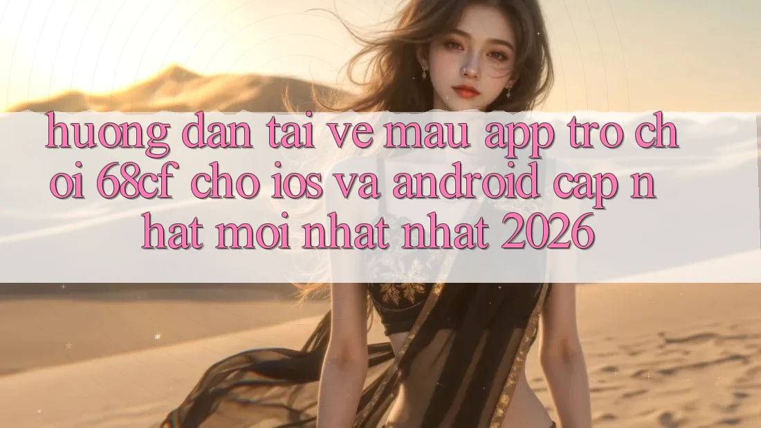 Hướng Dẫn Tải về Mau App Trò chơi 68cf Cho iOS Và Android (Cập Nhật Mới nhất Nhất 2026)