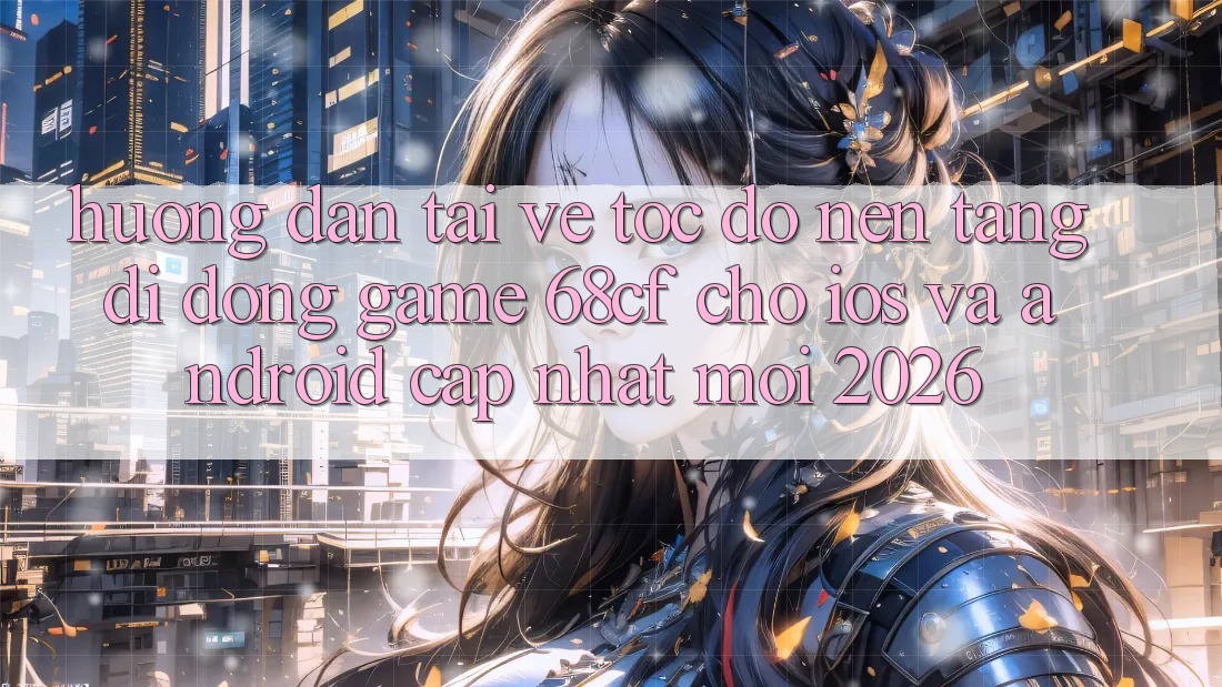Hướng Dẫn Tải về Tốc độ Nền tảng di động Game 68cf Cho iOS Và Android (Cập Nhật Mới 2026) Hướng Dẫn Tải về Tốc độ Nền tảng di động Game 68cf Cho iOS Và Android (Cập Nhật Mới 2026)