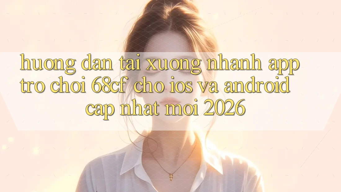 Hướng Dẫn Tải xuống Nhanh App Trò chơi 68cf Cho iOS Và Android (Cập Nhật Mới 2026)