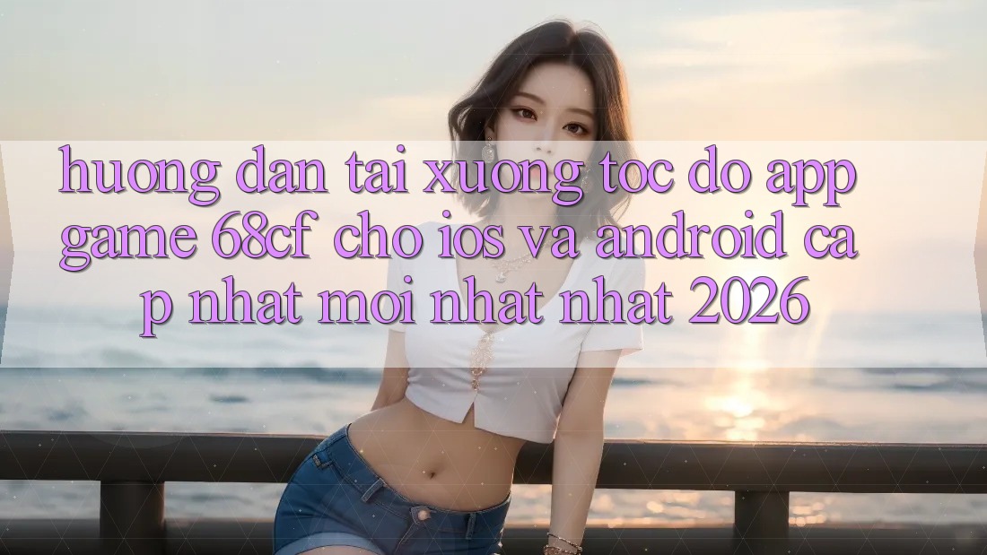 Hướng Dẫn Tải xuống Tốc độ App Game 68cf Cho iOS Và Android (Cập Nhật Mới nhất Nhất 2026)