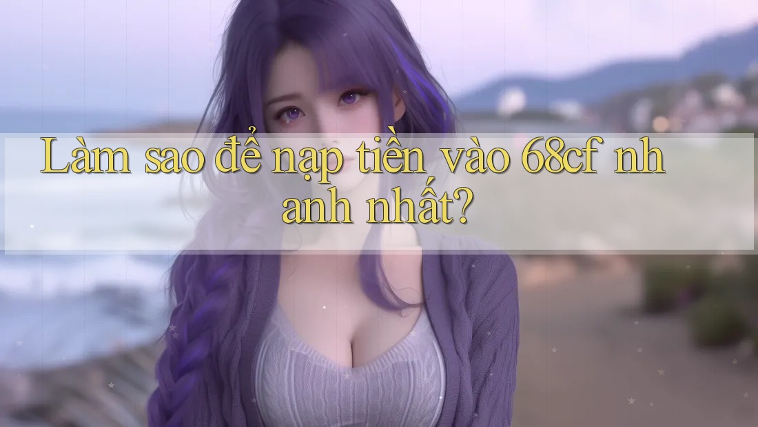 Làm sao để nạp tiền vào 68cf nhanh nhất?