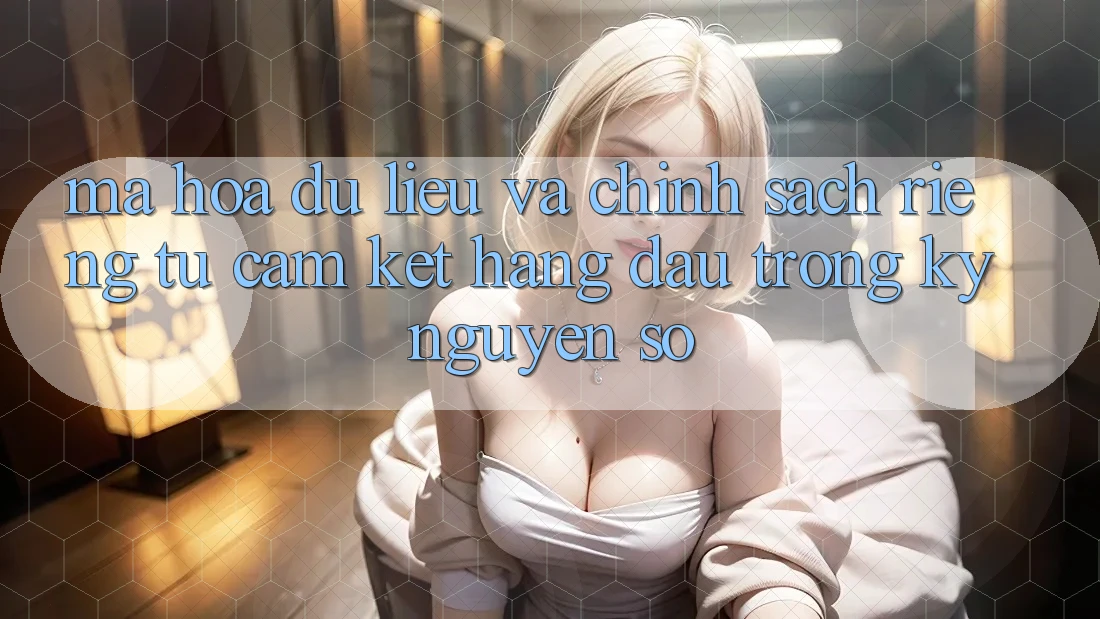 Mã hóa dữ liệu Và Chính sách riêng tư: Cam Kết Hàng Đầu Trong Kỷ Nguyên Số