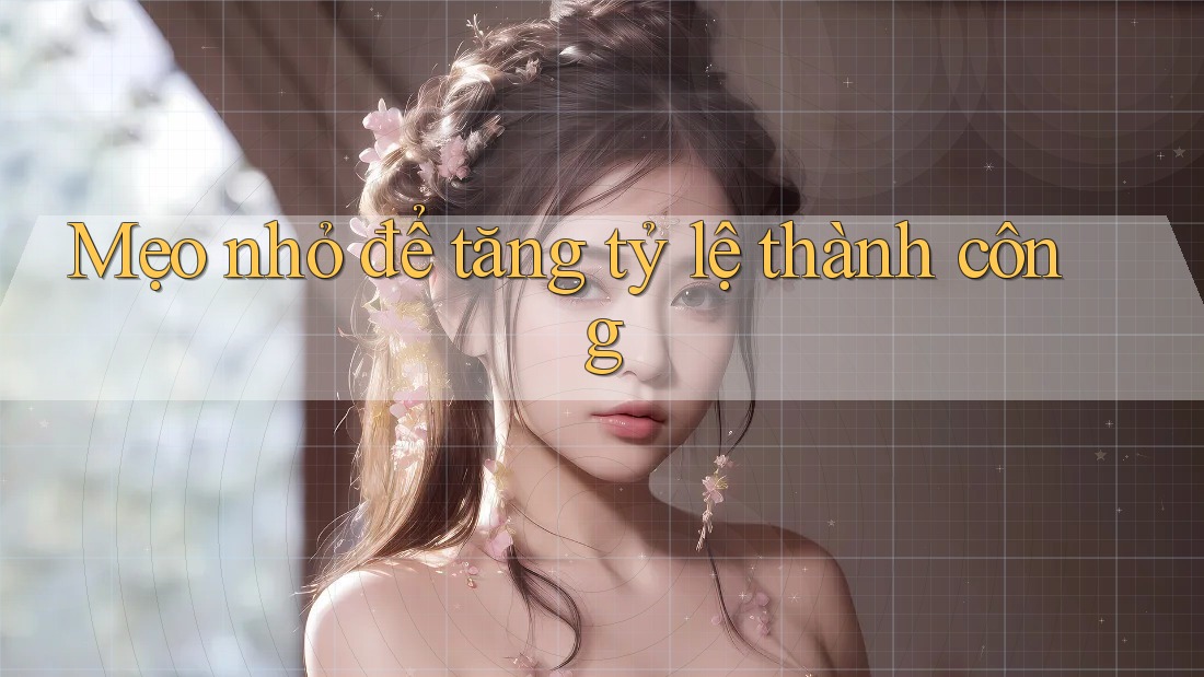 Mẹo nhỏ để tăng tỷ lệ thành công