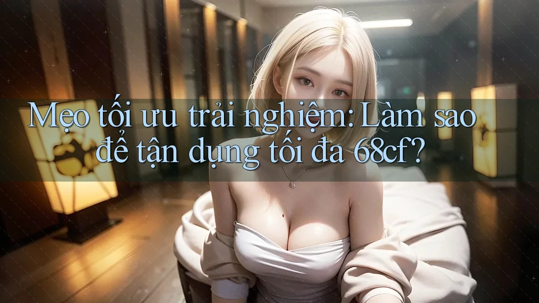 Mẹo tối ưu trải nghiệm: Làm sao để tận dụng tối đa 68cf?