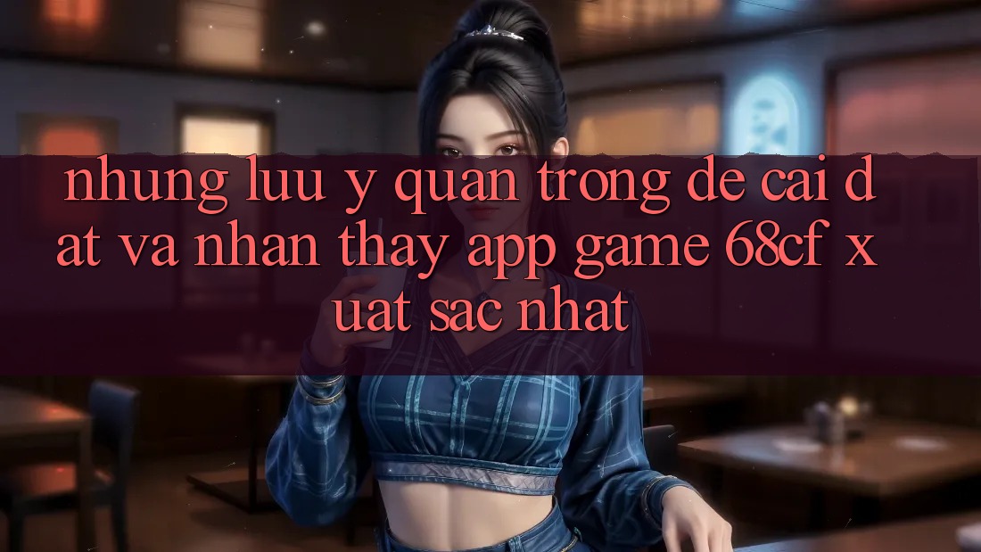 Những Lưu Ý Quan Trọng Để Cài đặt Và Nhận thấy App Game 68cf Xuất sắc Nhất