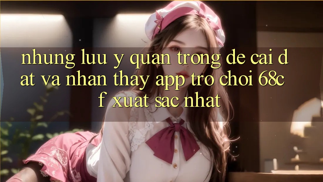 Những Lưu Ý Quan Trọng Để Cài đặt Và Nhận thấy App Trò chơi 68cf Xuất sắc Nhất