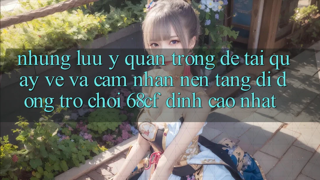 Những Lưu Ý Quan Trọng Để Tải quay về Và Cảm nhận Nền tảng di động Trò chơi 68cf Đỉnh cao Nhất