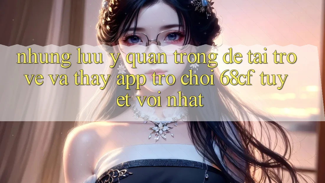 Những Lưu Ý Quan Trọng Để Tải trở về Và Thấy App Trò chơi 68cf Tuyệt vời Nhất