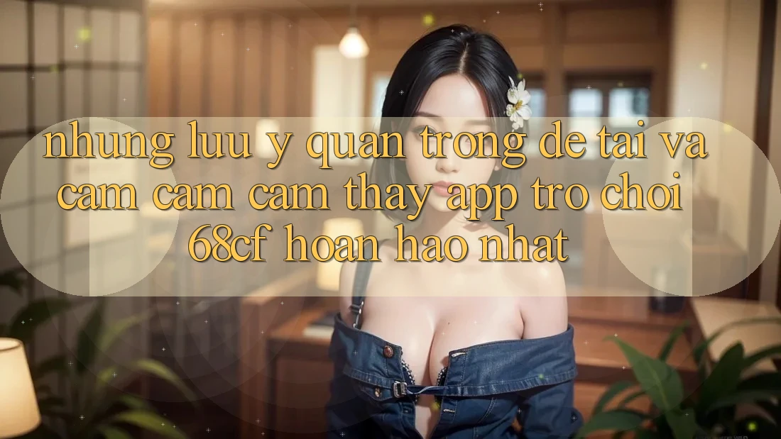 Những Lưu Ý Quan Trọng Để Tải Và Cảm cảm cảm thấy App Trò chơi 68cf Hoàn hảo Nhất