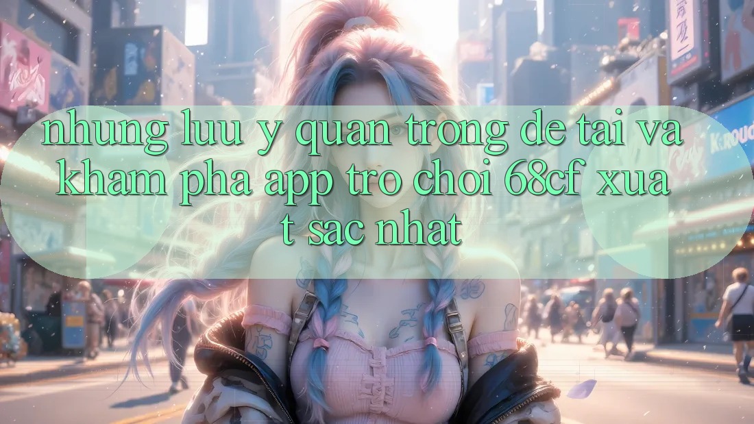 Những Lưu Ý Quan Trọng Để Tải Và Khám phá App Trò chơi 68cf Xuất sắc Nhất