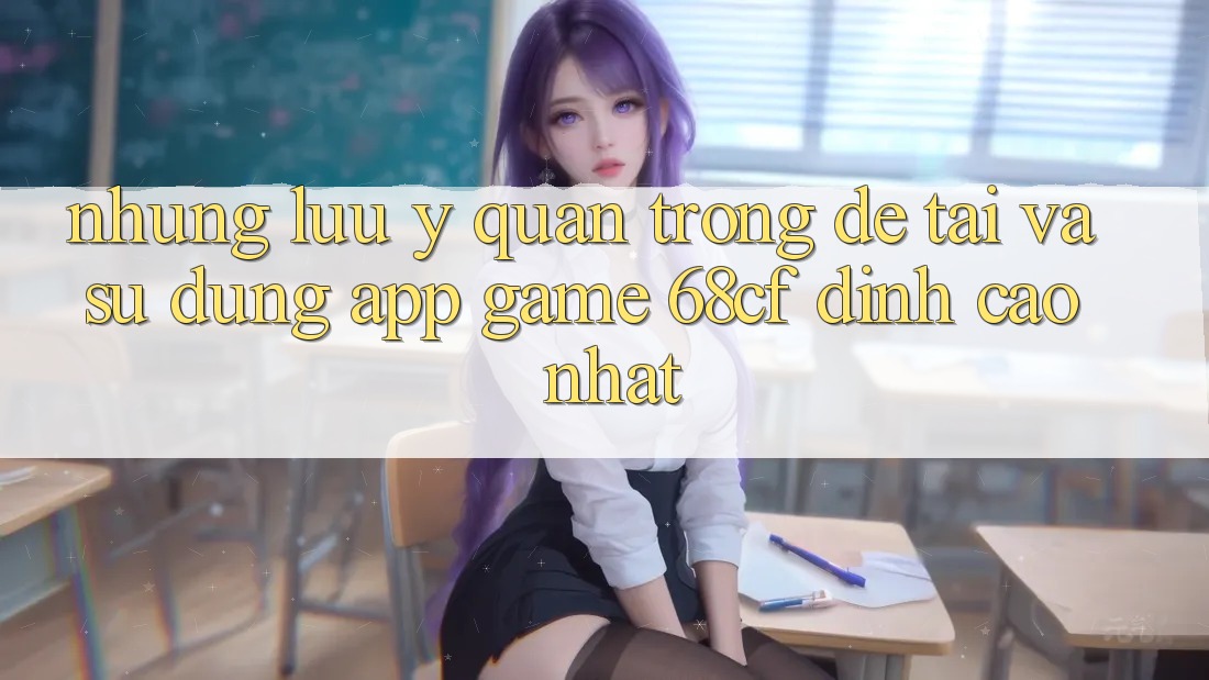 Những Lưu Ý Quan Trọng Để Tải Và Sử dụng App Game 68cf Đỉnh cao Nhất Những Lưu Ý Quan Trọng Để Tải Và Sử dụng App Game 68cf Đỉnh cao Nhất