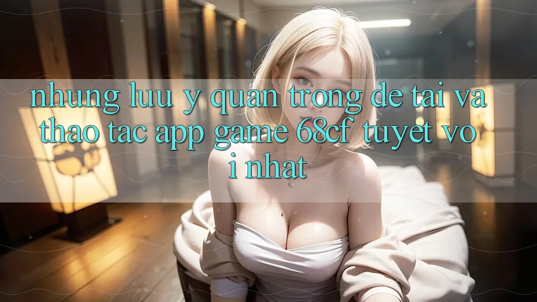 Những Lưu Ý Quan Trọng Để Tải Và Thao tác App Game 68cf Tuyệt vời Nhất