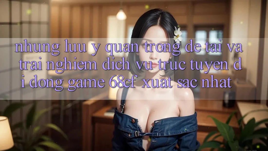 Những Lưu Ý Quan Trọng Để Tải Và Trải Nghiệm Dịch vụ trực tuyến di động Game 68cf Xuất sắc Nhất