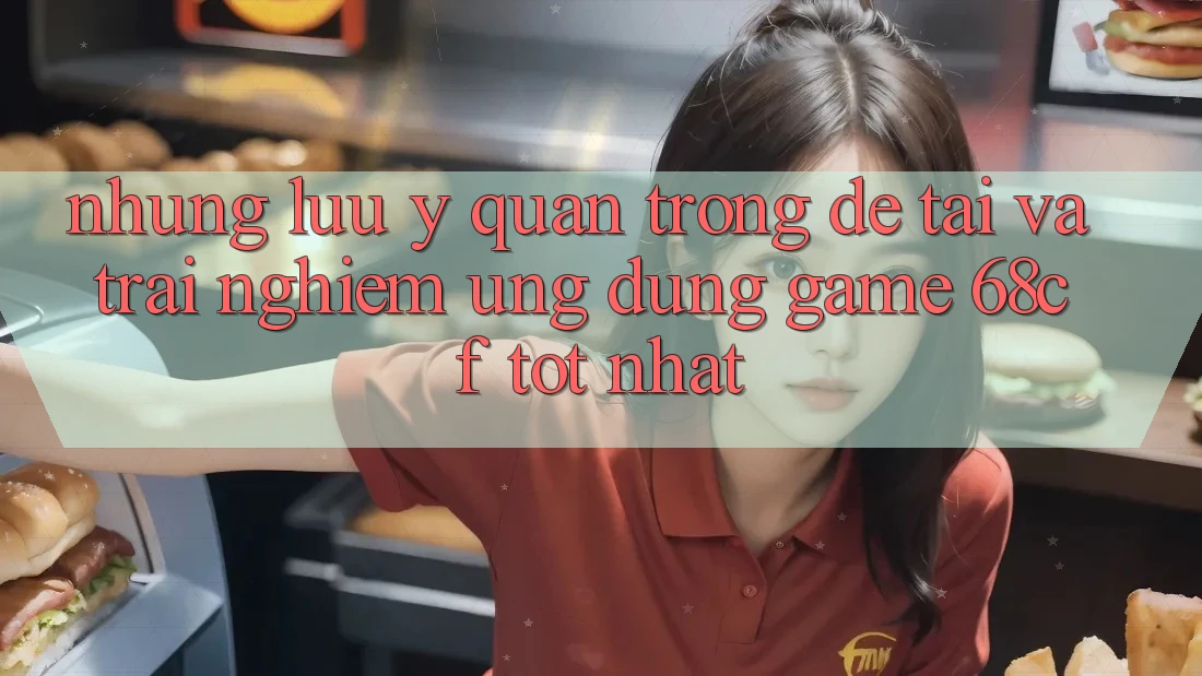 Những Lưu Ý Quan Trọng Để Tải Và Trải Nghiệm Ứng dụng Game 68cf Tốt Nhất