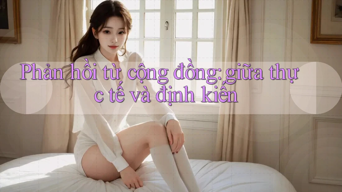 Phản hồi từ cộng đồng: giữa thực tế và định kiến