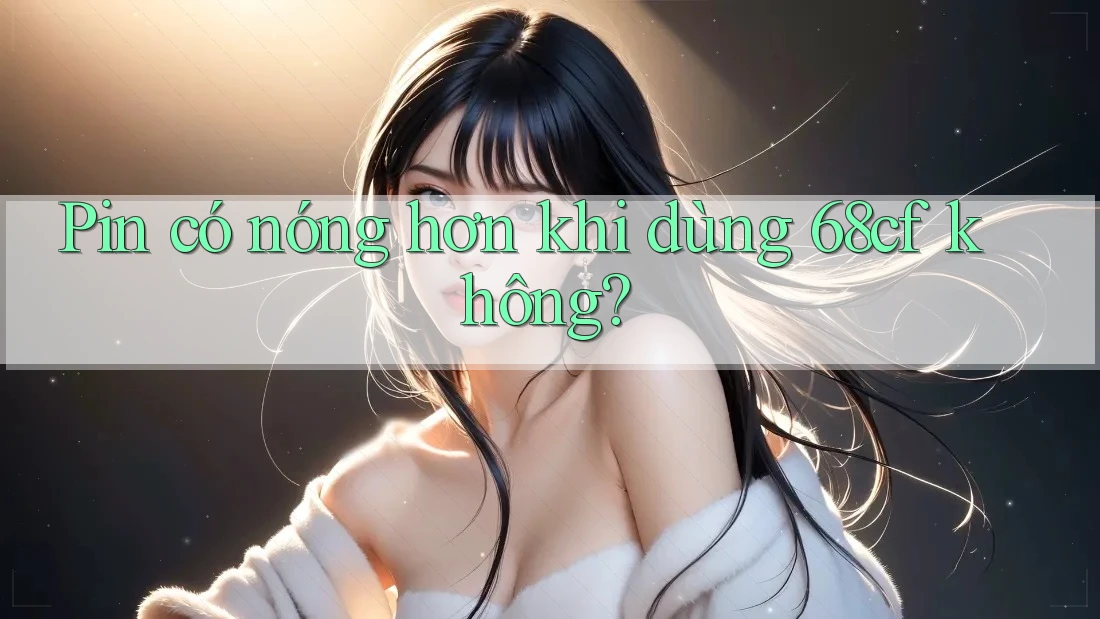 Pin có nóng hơn khi dùng 68cf không? Pin có nóng hơn khi dùng 68cf không?