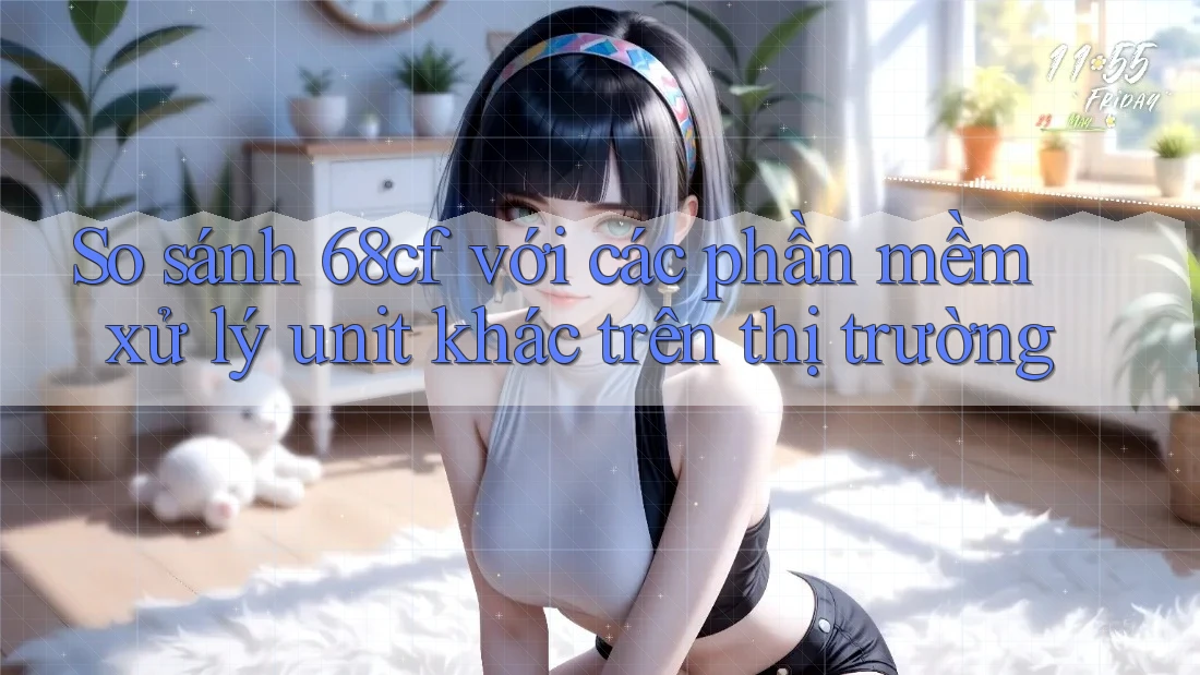 So sánh 68cf với các phần mềm xử lý unit khác trên thị trường