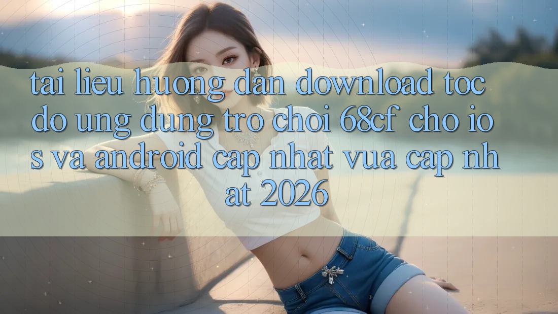 Tài liệu hướng dẫn Download Tốc độ Ứng dụng Trò chơi 68cf Cho iOS Và Android (Cập Nhật Vừa cập nhật 2026) Tài liệu hướng dẫn Download Tốc độ Ứng dụng Trò chơi 68cf Cho iOS Và Android (Cập Nhật Vừa cập nhật 2026)