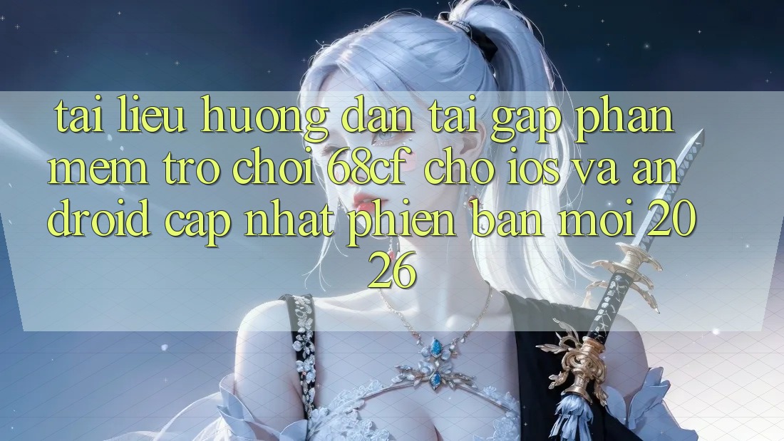 Tài liệu hướng dẫn Tải Gấp Phần mềm Trò chơi 68cf Cho iOS Và Android (Cập Nhật Phiên bản mới 2026)
