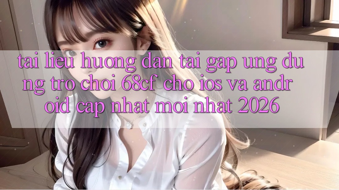 Tài liệu hướng dẫn Tải Gấp Ứng dụng Trò chơi 68cf Cho iOS Và Android (Cập Nhật Mới Nhất 2026)