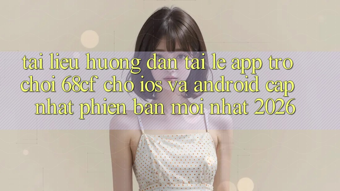 Tài liệu hướng dẫn Tải Lẹ App Trò chơi 68cf Cho iOS Và Android (Cập Nhật Phiên bản mới Nhất 2026)