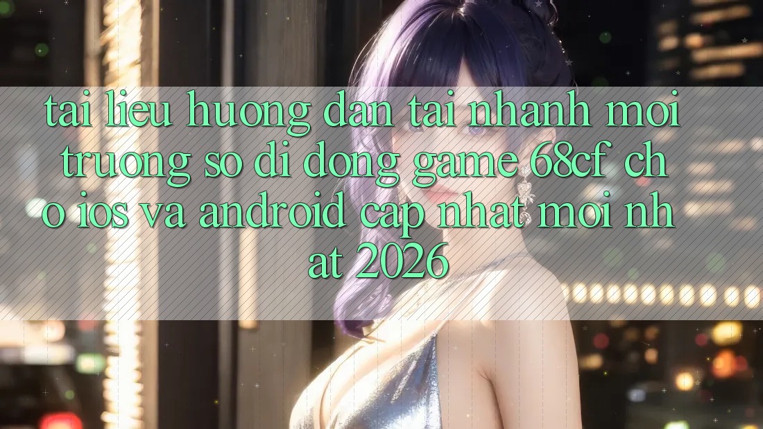 Tài liệu hướng dẫn Tải Nhanh Môi trường số di động Game 68cf Cho iOS Và Android (Cập Nhật Mới Nhất 2026)