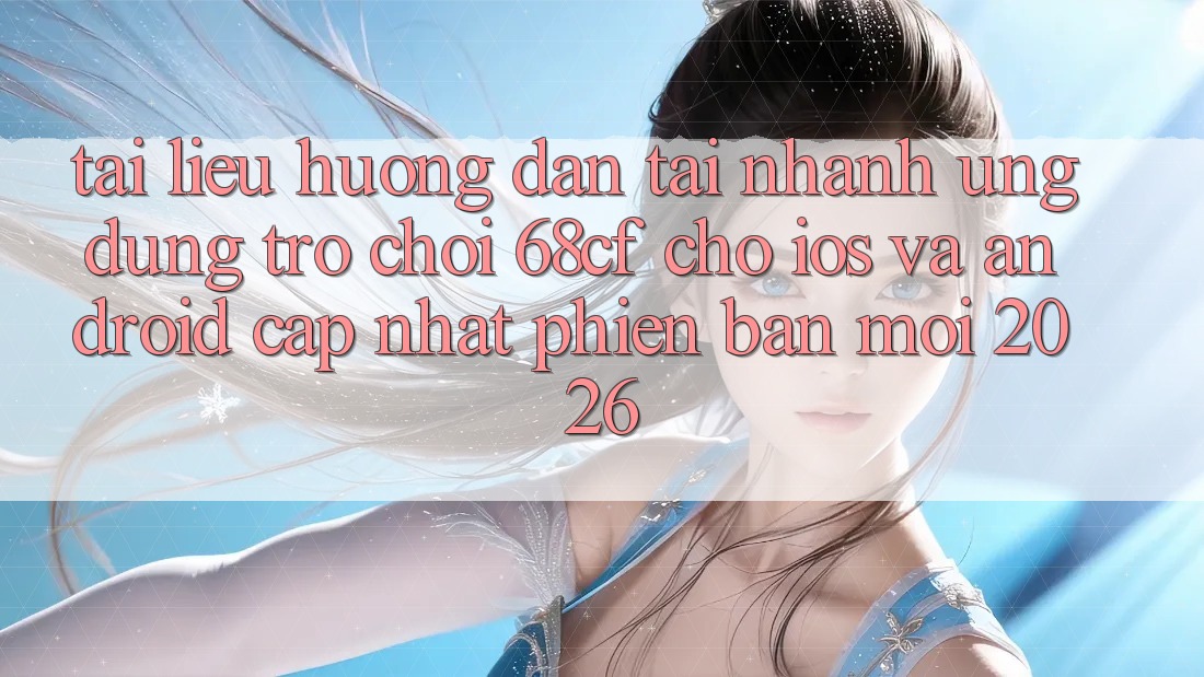 Tài liệu hướng dẫn Tải Nhanh Ứng dụng Trò chơi 68cf Cho iOS Và Android (Cập Nhật Phiên bản mới 2026)