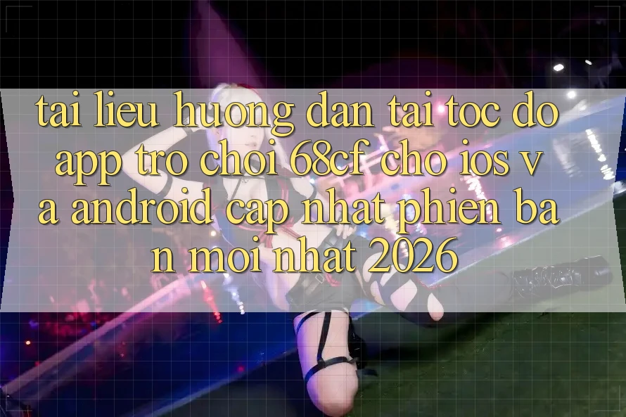 Tài liệu hướng dẫn Tải Tốc độ App Trò chơi 68cf Cho iOS Và Android (Cập Nhật Phiên bản mới Nhất 2026)