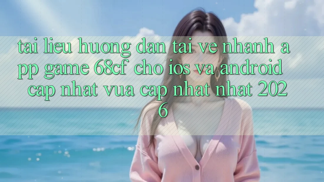 Tài liệu hướng dẫn Tải về Nhanh App Game 68cf Cho iOS Và Android (Cập Nhật Vừa cập nhật Nhất 2026) Tài liệu hướng dẫn Tải về Nhanh App Game 68cf Cho iOS Và Android (Cập Nhật Vừa cập nhật Nhất 2026)
