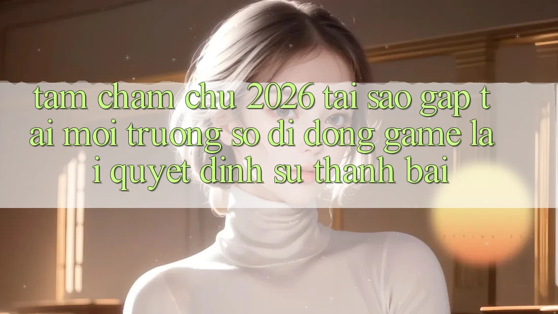 Tầm Chăm chú 2026: Tại Sao Gấp Tải Môi trường số di động Game Lại Quyết Định Sự Thành Bại?
