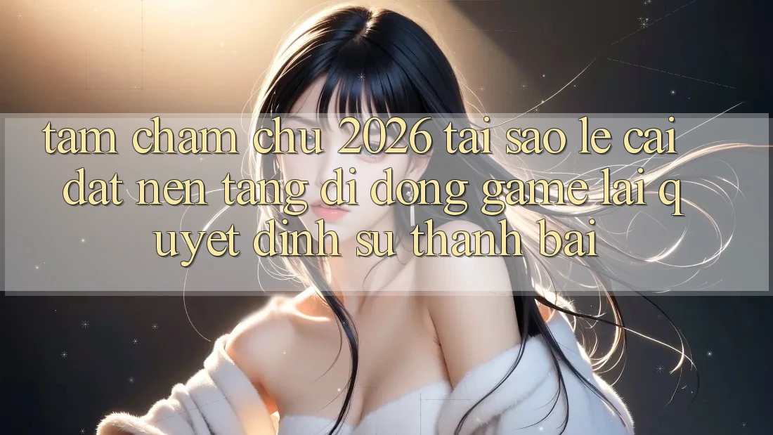 Tầm Chăm chú 2026: Tại Sao Lẹ Cài đặt Nền tảng di động Game Lại Quyết Định Sự Thành Bại?