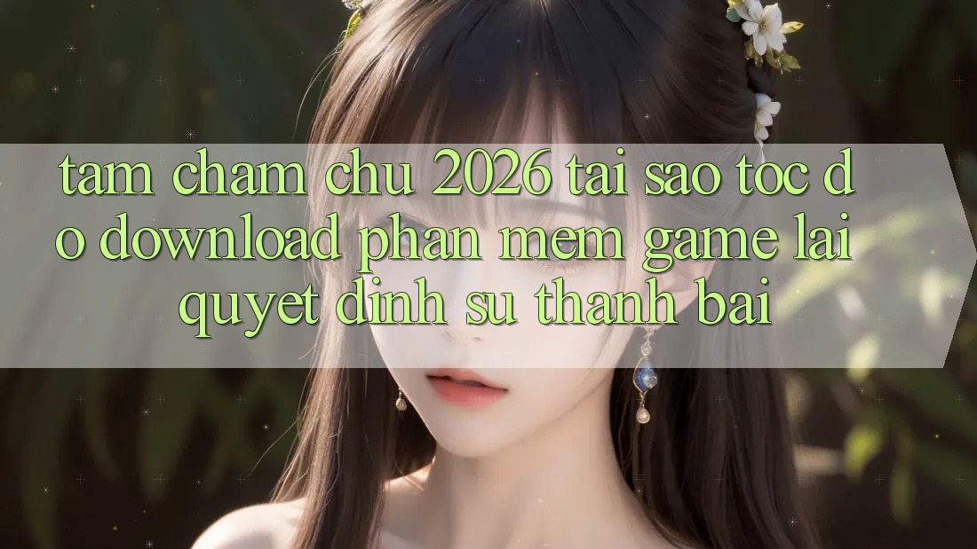 Tầm Chăm chú 2026: Tại Sao Tốc Độ Download Phần mềm Game Lại Quyết Định Sự Thành Bại?