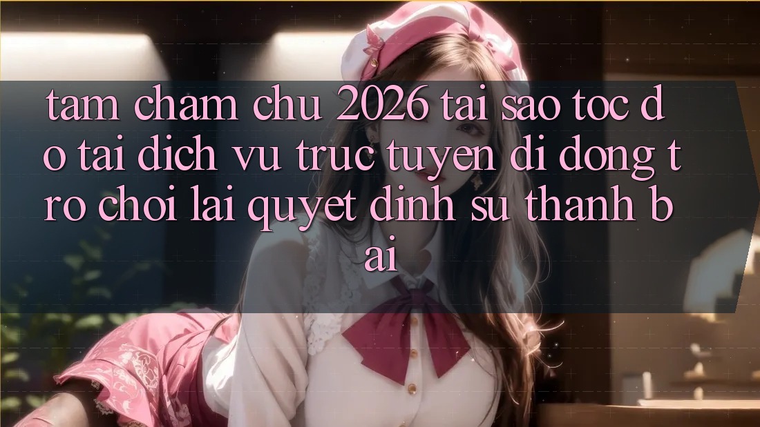 Tầm Chăm chú 2026: Tại Sao Tốc Độ Tải Dịch vụ trực tuyến di động Trò chơi Lại Quyết Định Sự Thành Bại? Tầm Chăm chú 2026: Tại Sao Tốc Độ Tải Dịch vụ trực tuyến di động Trò chơi Lại Quyết Định Sự Thành Bại?