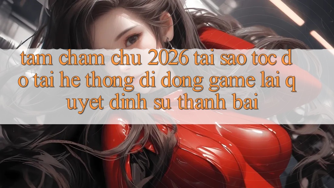Tầm Chăm chú 2026: Tại Sao Tốc Độ Tải Hệ thống di động Game Lại Quyết Định Sự Thành Bại?